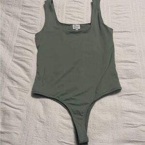 Olive Green Bodysuit